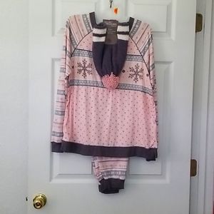 Three piece PJ set with beanie